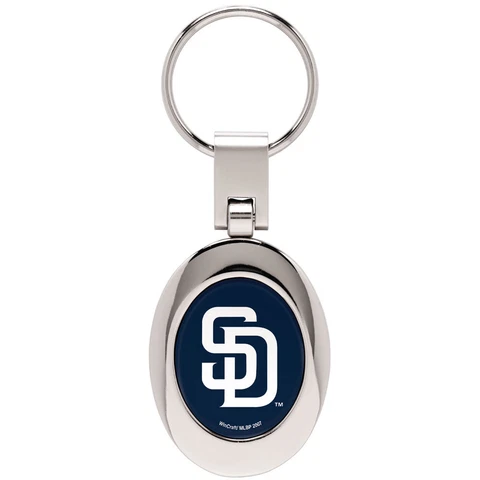 San Diego Padres Domed Metal Keychain MLB Keyring New Cover