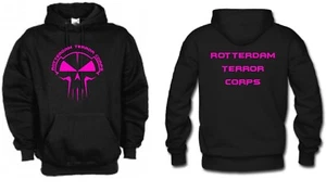 ROTTERDAM TERROR CORPS Kapuzenpullover, FotL; NEON PINK, Gabber Größe S - Bild 1 von 3