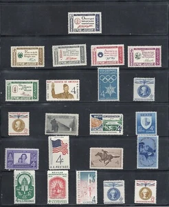 1960 - 1969 - Commemorative Year Sets - 195 US Mint Never Hinged Stamps - Bild 1 von 11