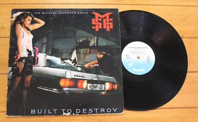 MICHAEL SCHENKER GROUP "BUILT TO DESTROY" LP 12" VINYL VG+ 1983 GERMANY [87] Foto 1 de 4