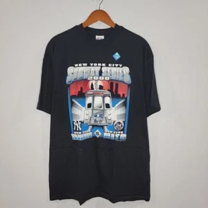 Vintage 2000 World Series Subway Series T-Shirt Herren L Large Majestic Deadstock - Bild 1 von 8