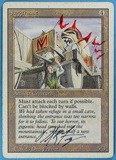 Juggernaut Revised PLD Uncommon Artist Signed Altered CARD (sa5013) ABUGames
