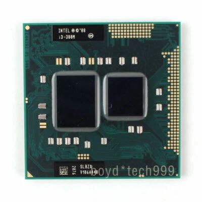 Intel Core i3-380M I3 380M Dual-Core CPU Processor 2.53 GHz 2.5 GT/s Socket G1 - Image 1 of 2