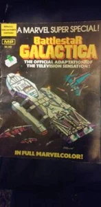 MARVEL BATTLESTAR GALACTA OFFICIAL ADAPTATION OF TV SERIES JUMBO COMIC BOOK 1978 - Picture 1 of 5