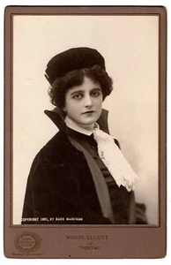 MAXINE ELLIOTT : STAGE & FILM ACTRESS : AS PORTIA IN MERCHANT OF VENICE : 1901 - Picture 1 of 3
