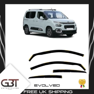 per PARTNER BERLINGO MK3 COMBO E PROACE City dal 2019 in poi 4pz Deflettori eolici HEKO - Foto 1 di 2
