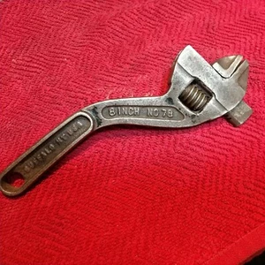 Vintage Westcott, Keystone Mfg 8" No. 78 verstellbarer Schraubenschlüssel Buffalo NY USA glatt - Bild 1 von 6