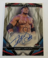 2020 Topps Finest WWE BOBBY LASHLEY 1/1 Finest Returns Superfractor AUTO