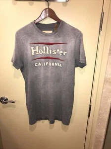 Camiseta Rara, Vintage, Hollister By A&F Bordada Calce Muscular Nueva Con Etiquetas Talla L - Imagen 1 de 9