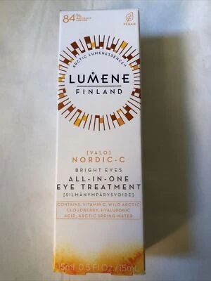 LUMENE Valo Nordic-C Ojos Brillantes Todo en Uno Tratamiento de Ojos Vitamina C 0.5oz Foto 1 de 4