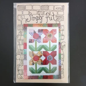 Becca's Bouquet Quilt Pattern Simply Put Wall Hanging Blanket 60"81" 2012 - Picture 1 of 6