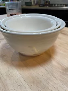 VTG Set of 3 McCoy Mixing/Nesting Bowls Pottery #2106-2107-2108- Goose USA - Picture 1 of 8