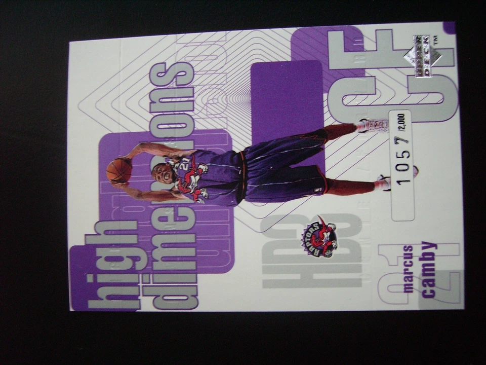 MARCUS CAMBY 1997 UPPER DECK HIGH DIMENSIONS /2000 - Image 1 of 2