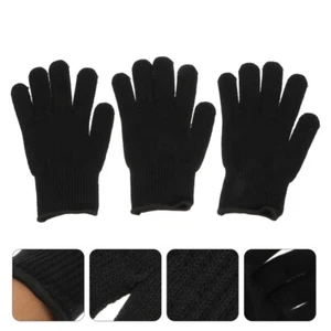 Heat Resistant Mitten Hair Styling Gloves Flat Iron - Picture 1 of 12