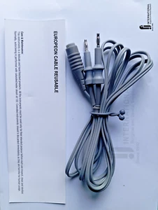 Reusable European Bipolar Silicon cable 3M Long High Quality Cord Autoclavable - Picture 1 of 4