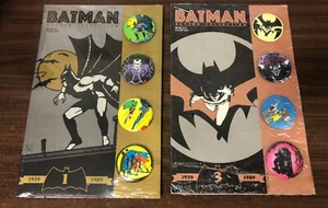BATMAN BUTTON COLLECTION -- Set #1 + #3 -- Both Sealed -- Killing Joke Vintage - Picture 1 of 1