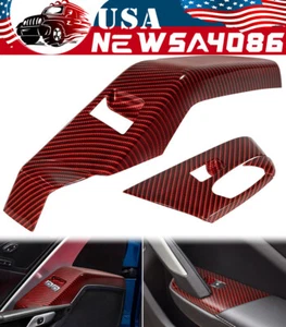 Lift Switch Panel Trims Accessories for Chevrolet Corvette C7 2014-2019 Red - Picture 1 of 7