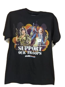 G.I. Joe Scarlett And Lady J 2009 Hot Topic T-Shirt Size Medium New With Tags - Picture 1 of 10