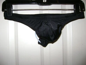 NOS "Sexxyboy's" Maverick BLACK thong, built in C STRAP, IN SIZE SMALL. - Picture 1 of 3