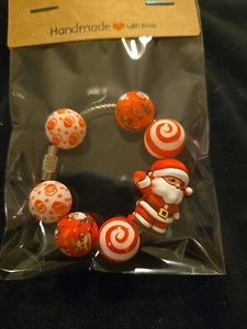 Santa Tumbler Stanley Cup Handle Charm Keychain Backpack New. - Picture 1 of 1