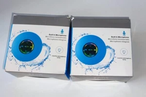 2X Waterproof Bluetooth Speaker build-in Mic, RGB Lights IPX5 Shower Pool Travel - Picture 1 of 4