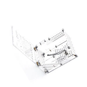 Transparent Portable Small Computer Case Plexiglass Shell Compact PC Case De Kit - Picture 1 of 7