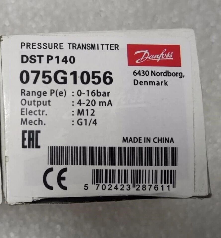 Danfoss DSTP140 075G1056 Pressure sensor - Image 1 of 1