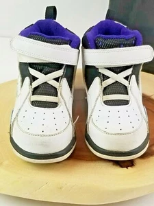 Jordan Classic '90 (TD) WHT/MTLLC SLVR-BLK-VRSTY PRPL 414849 101 Size 9.5 - Picture 1 of 11