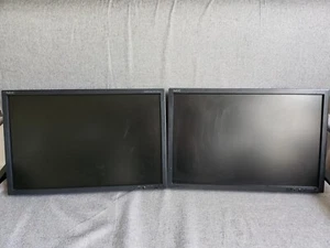 2 x 22" NEC Dual Windows Monitor Display Set - without the cords - Afbeelding 1 van 10
