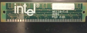 INTEL RAM 30 Pin 9 Chip SIMM Memory 1MB 80ns Gold - Picture 1 of 4