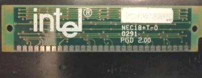 INTEL RAM 30 Pin 9 Chip SIMM Memory 1MB 80ns Gold - Image 1 of 4