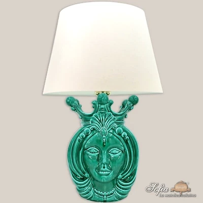 Table Lamp Decorative Light Ceramic Lamps From Caltagirone - Image 1 of 2