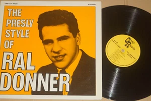 Ral Donner -The Presley Style Of Ral Donner- LP Gypsy Records (TRG-LP-1000) - Picture 1 of 1