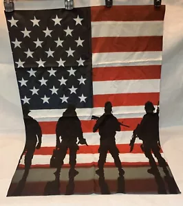 American Veterans Soldiers - Independence/Memorial Day - Garden Flag 28" x 40" - Picture 1 of 4