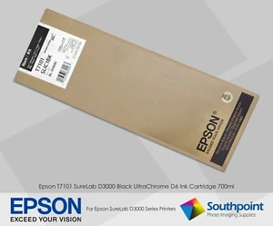 Epson T7101 SureLab D3000 Black UltraChrome D6 Ink Cartridge 700ML - Picture 1 of 2