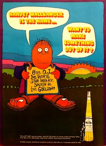 LIQUORE GALLIANO LIQUEUR—VINTAGE 1969 POP-ART MAGAZINE ADVERTISEMENT—PRINT AD - Picture 1 of 1