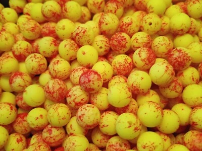 MAD RIVER CUSTOM FISHING TACKLE NEW!! CHARTREUSE HOUDINI UV Trout & Steelhead Beads 6mm, 8mm, 10mm, 12mm Sizes