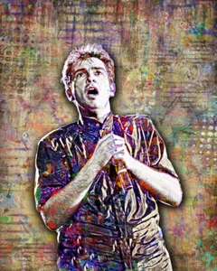 Peter Gabriel 8x10in Poster, Peter Gabriel of Genesis Tribute Art Free Shipping - Picture 1 of 5