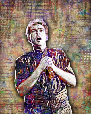 Peter Gabriel 8x10in Poster, Peter Gabriel of Genesis Tribute Art Free Shipping - Image 1 of 4