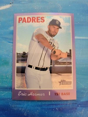 2019 Topps Heritage Purple Chrome #THC-457 Eric Hosmer San Diego Padres - Image 1 of 2