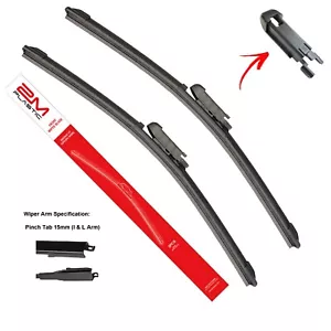 Front Windshield Wiper Blades For MERCURY Mariner 2008-2011 20" 20" All Season - Foto 1 di 4