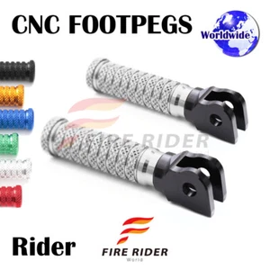 POLE Front CNC Footpegs Footrests For Yamaha YZF R3 15-16 15 16 - Bild 1 von 10
