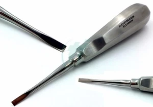 Elevador de raíz recto de 4 mm cincel de presión manual para cirugía dental dental #69W - Imagen 1 de 10