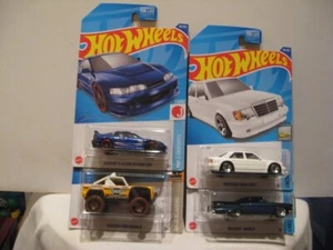HOT WHEELS 1:64  2022 DOLLAR GENERAL EXCLUSIVES - BRONCO/IMPALA/ACURA/MERCEDES - Picture 1 of 2