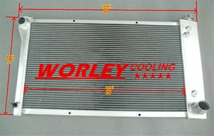Radiador de aluminio de 2 filas para camionetas Chevrolet serie C/K P/U 1967-1972 nuevo - Imagen 1 de 6