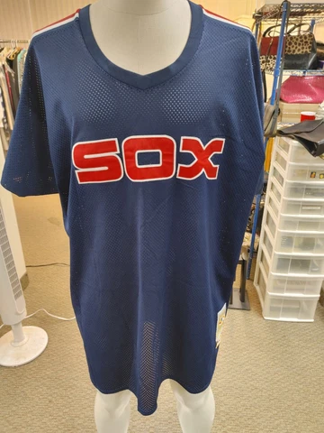 CARLTON FISK CHICAGO WHITE SOX MITCHELL NESS JERSEY SIZE 4XL Cover
