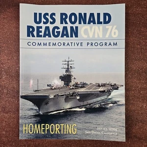 USS Ronald Reagan CVN 76 Aircraft Carrier Homeporting Program, July 23, 2004 - Picture 1 of 12