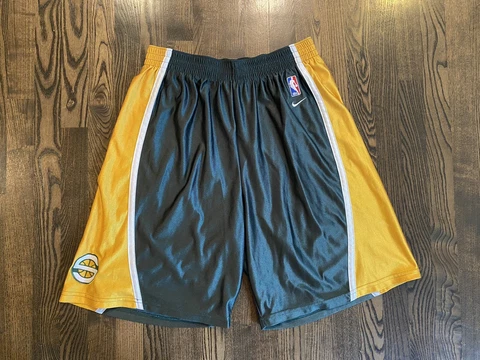 Vintage Nike SEATTLE SUPERSONICS Basketball Shorts Size Large L Cover
