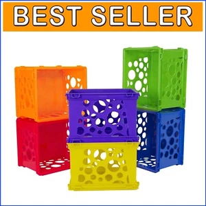 Assorted Mini Storage Crates - Lightweight, Stackable & Impact-Resistant Bins - Picture 1 of 7