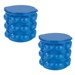2x GourmetMaxx 3in1 Cubo con Tapa Cubito de Hielo Cubetera - Imagen 1 de 9